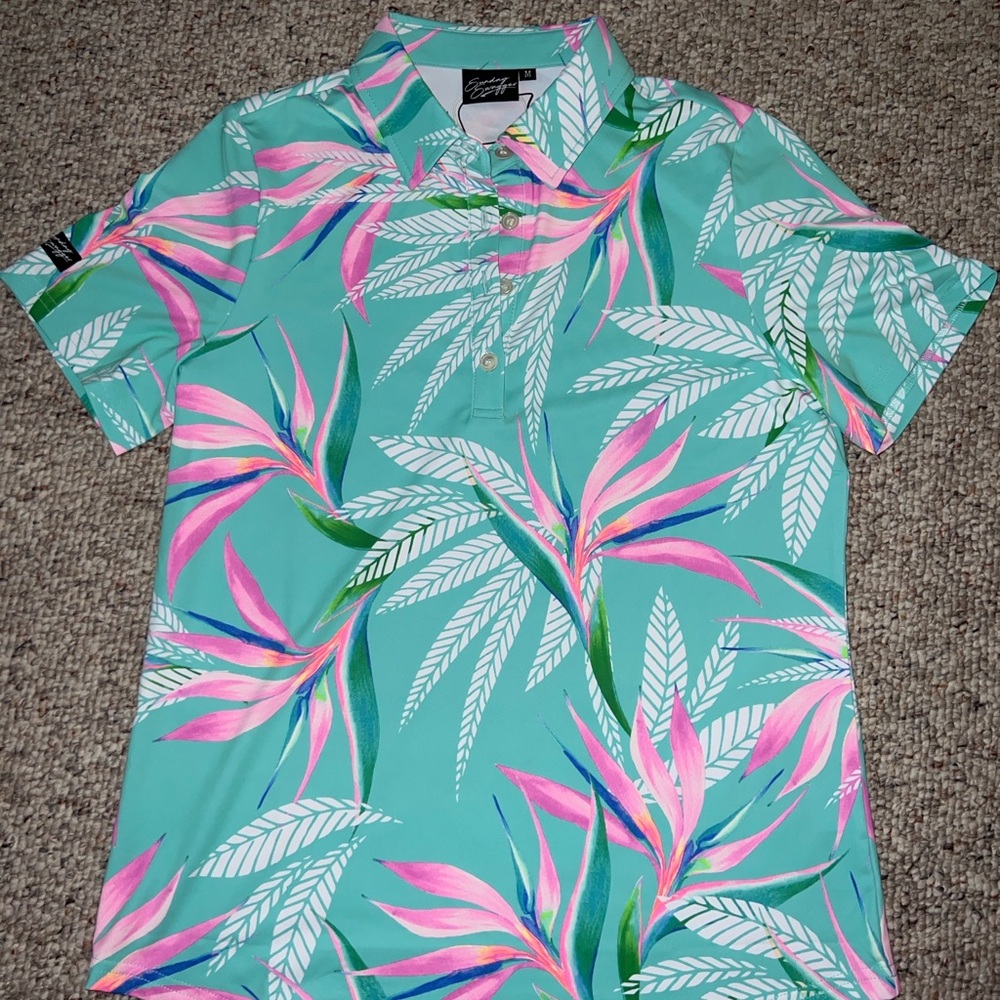Sunday Swagger Women's Short Sleeve Golf Polo